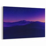 Desert Wall Art - Tranquil Desert Night Sky Canvas Prints