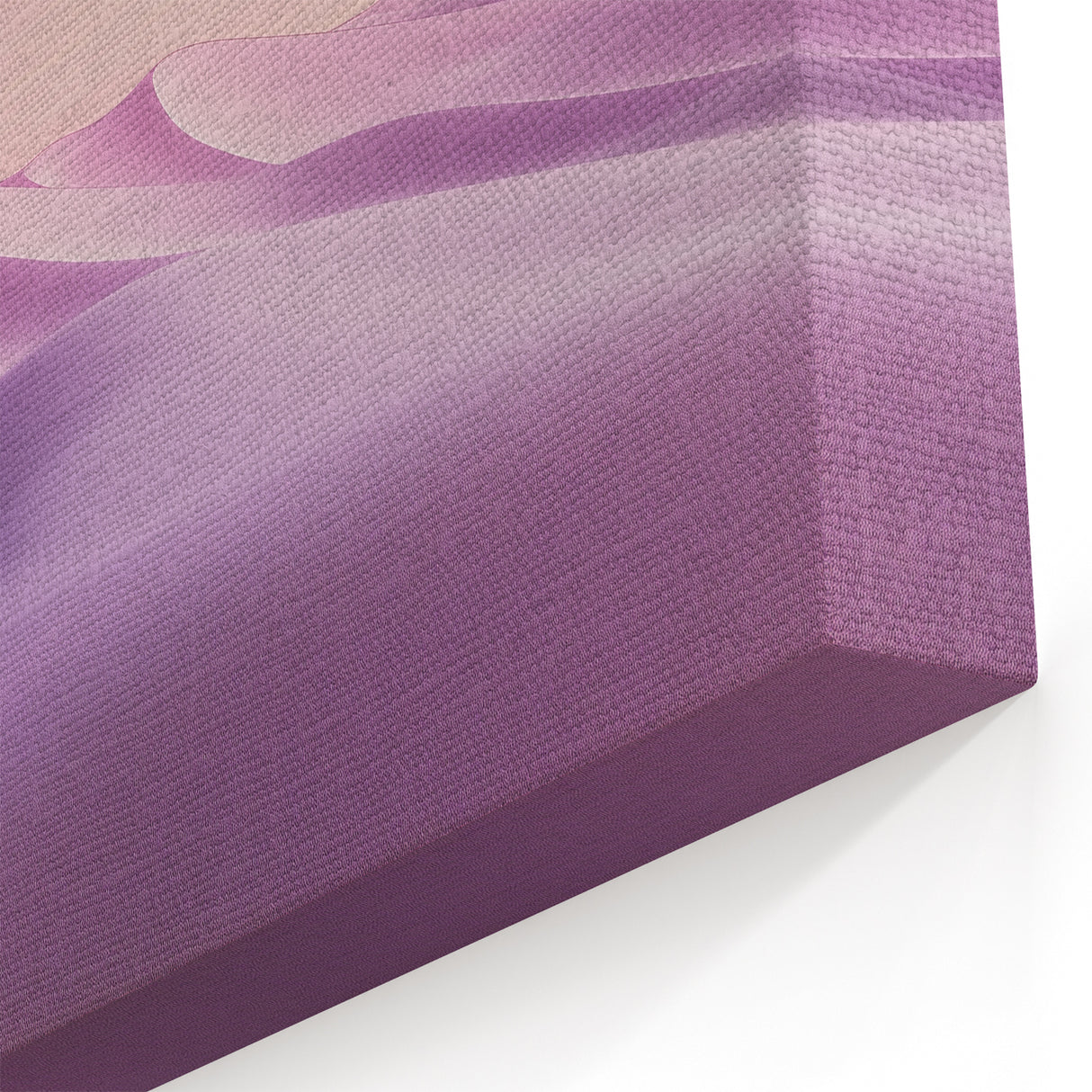 Desert Canvas Prints - Soft Lavender Dunes with Sunset Hues