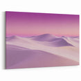 Southwestern Desert Art - Lavender Sand Dunes with Soft Pastel Sky