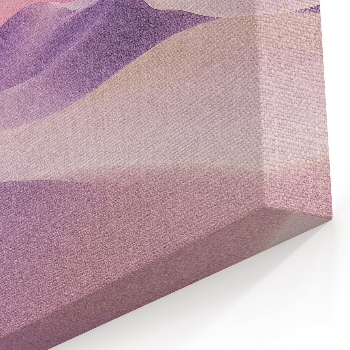 Southwestern Desert Art - Lavender Sand Dunes with Soft Pastel Sky