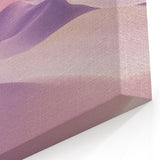 Southwestern Desert Art - Lavender Sand Dunes with Soft Pastel Sky