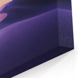 Sunset Dunes Art - Mesmerizing Purple Desert Landscape Canvas