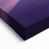 Sunset Dunes Art - Mesmerizing Purple Desert Landscape Canvas
