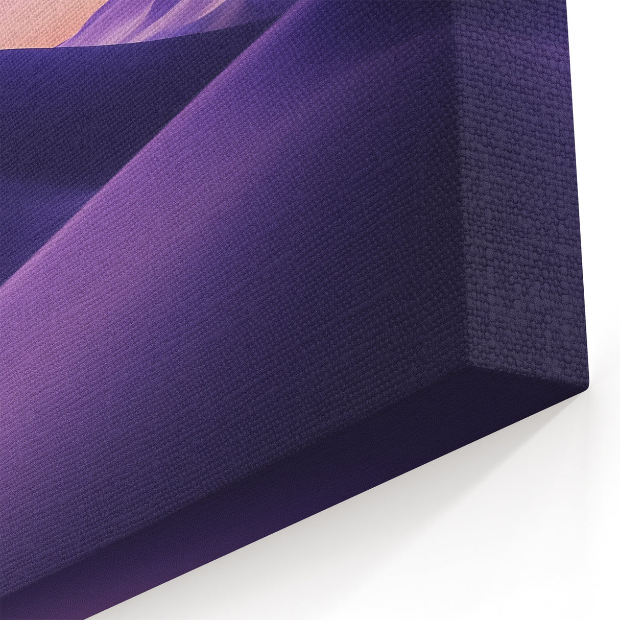 Lavender Desert Dunes - Dreamy Sunset Landscape Canvas Print