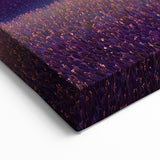 Serene Fields with Tree at Sunset – Rolling Fields Canvas Art