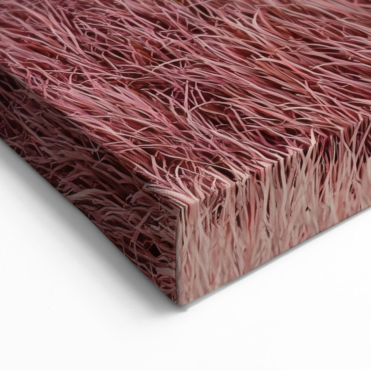 Minimalist Pink Hill with Chair – Serene Fields Art Print