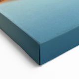 Tranquil Hills Reflected in Water – Serene Fields Art Print