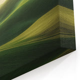 Serene Fields Art Print - Rolling Hills at Sunrise