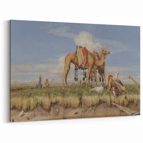 On the Banks of the Nile - Romanticism Historical Art Canvas Print