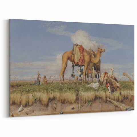 On the Banks of the Nile - Romanticism Historical Art Canvas Print