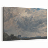 Classic Romantic Paintings - Cloudy Sky Study Canvas Art