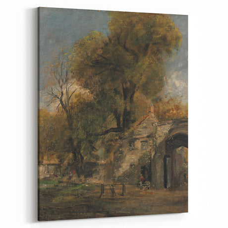 Romanticism Art: Harnham Gate by John Constable - Scenic Canvas