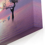 Scenic Landscape Wall Art - Sunset and Blossom Tree