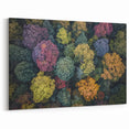Vibrant Landscape Wall Art - Aerial View of Colorful Forest