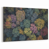 Colorful Landscape Wall Art - Aerial View of Autumn Forest