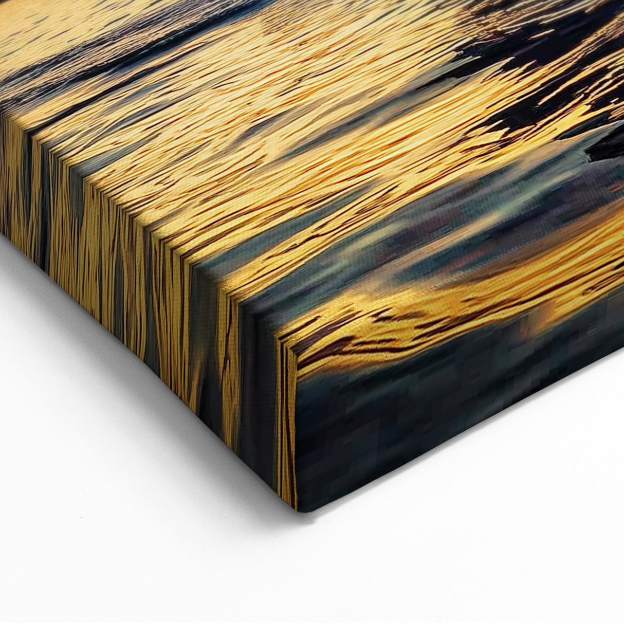 Sailing at Sunset Wall Art - Vibrant Coastal Landscape