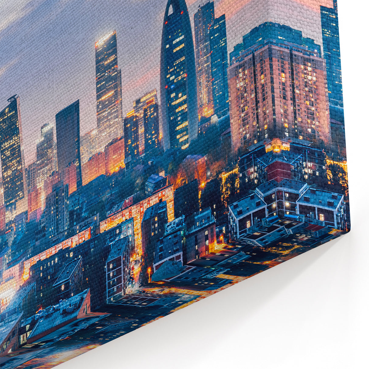 Modern Beijing Skyline Wall Art - Cityscape at Twilight