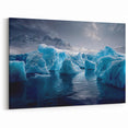 Majestic Antarctic Icebergs - Glacier Ice Art Prints for Home Decor