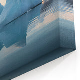 Antarctic Landscape Art - Iceberg Reflections at Sunrise