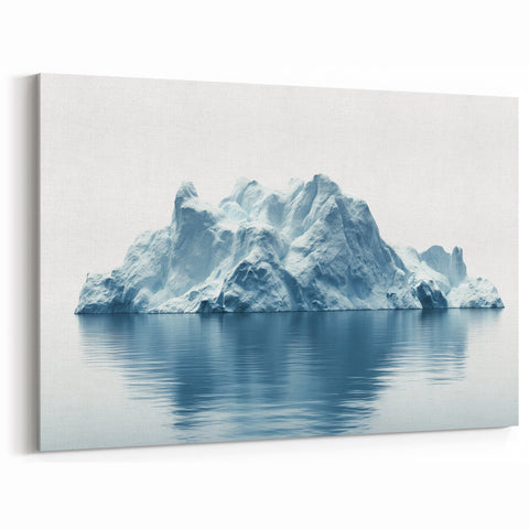 South Pole Art Posters - Majestic Iceberg Reflection