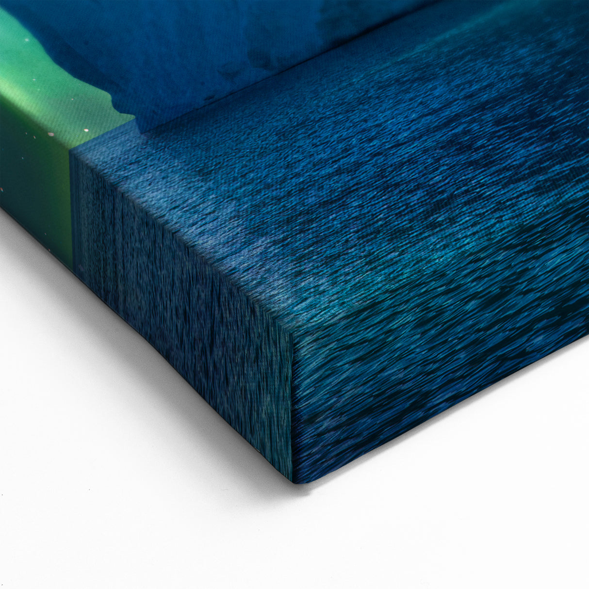 Glacier Ice Art Prints - Aurora Over Antarctic Iceberg