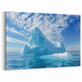 Glacier Ice Art Prints - Towering Iceberg Under Clear Skies