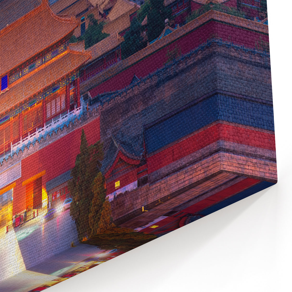 Beijing Nightscape Wall Art - Forbidden City Glow