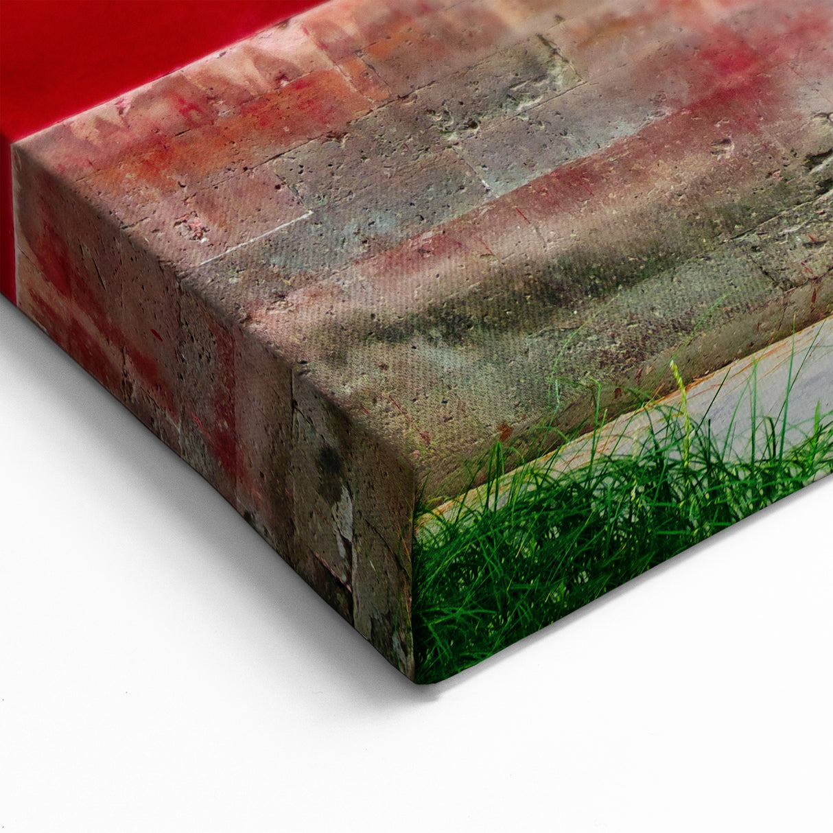 Beijing Circular Gateway Wall Art - Traditional Red Design