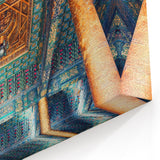 Intricate Beijing Ceiling Wall Art - Ornamental Temple Design