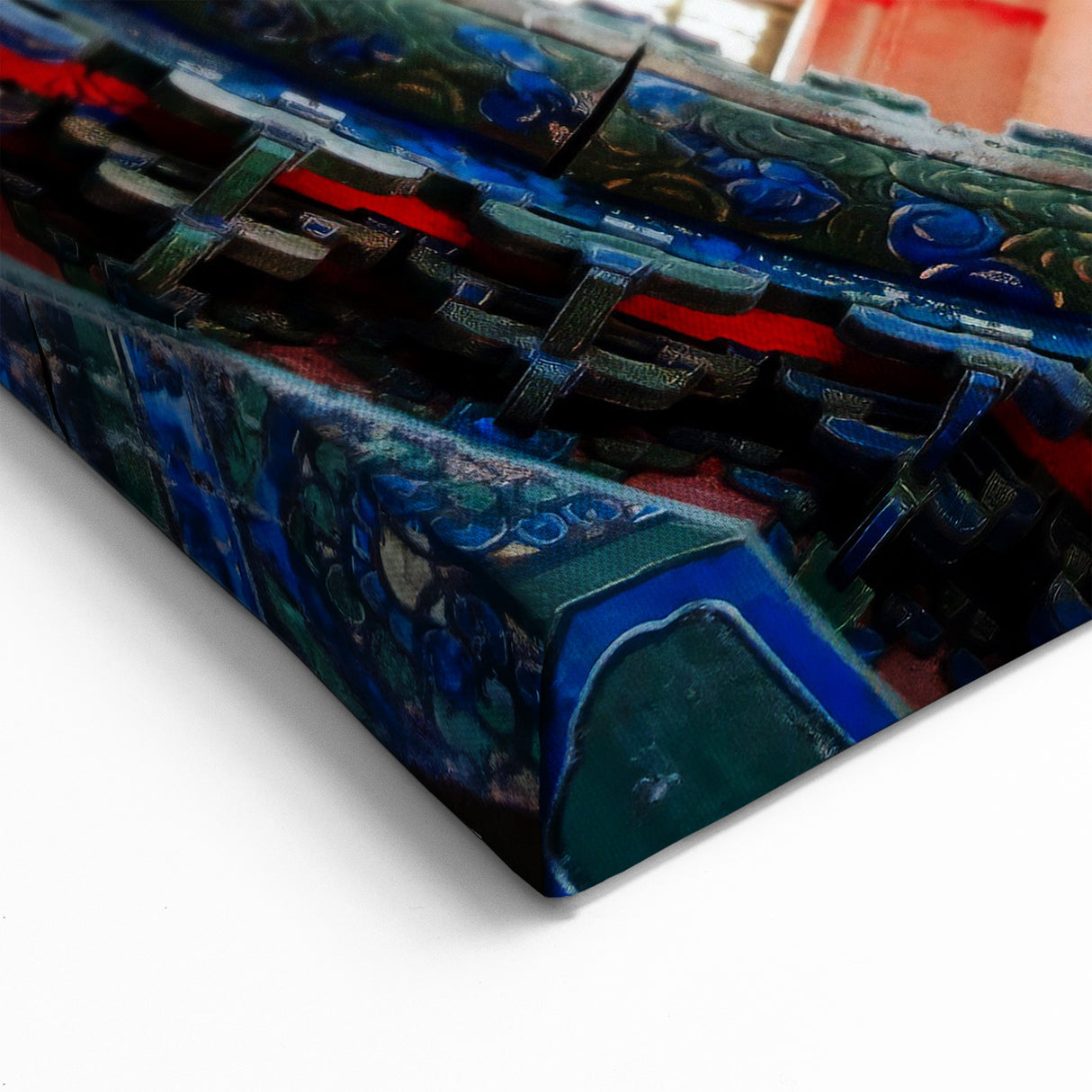 Majestic Circular Ceiling Art - Beijing Temple Design