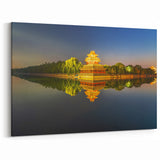 Tranquil Beijing Reflection Wall Art - Imperial Tower