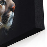 Majestic Cougar Wall Art - Elegant Wildlife Canvas Print for Decor