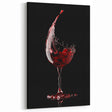 Wine Splash Elegance - Framed Kitchen Prints for Modern Decor
