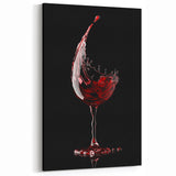 Wine Splash Elegance - Framed Kitchen Prints for Modern Decor