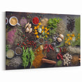 Spice & Herb Elegance - Kitchen Wall Art for Culinary Enthusiasts