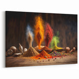 Vibrant Spice Explosion - Bold & Colorful Kitchen Wall Art