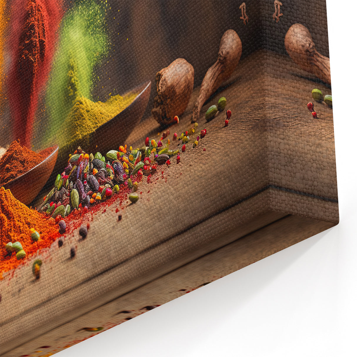 Vibrant Spice Explosion - Bold & Colorful Kitchen Wall Art