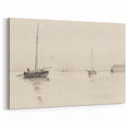 Serene Vintage Landscape Art – Classic Nautical Scene Wall Print