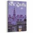 Vintage New Yorker Poster - New Year's Eve Diner Art Print