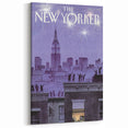 Vintage New Yorker Poster - New Year's Eve Diner Art Print