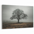 Solitary Tree in Fog Office Wall Art – Modern Corporate Decor