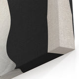 Modern Dining Room Wall Art - Black & White Abstract Canvas Décor
