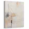 Contemporary Dining Art Pieces - Abstract Beige & Black Wall Décor