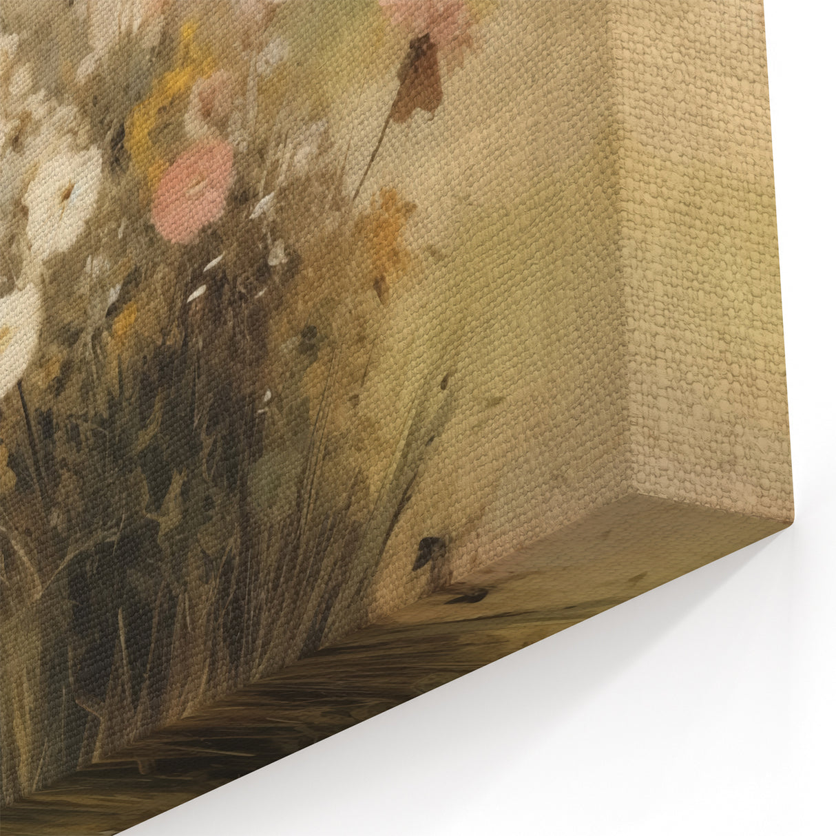 Vintage Wildflower Meadow Art – Classic Floral Landscape Print