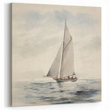 Vintage Sailing Boat Art – Classic Nautical Seascape Wall Print