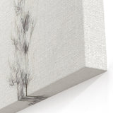 Vintage Sketch Landscape Art – Classic Monochrome Tree Print