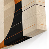 Modern Dining Room Wall Art – Abstract Geometric Canvas Print