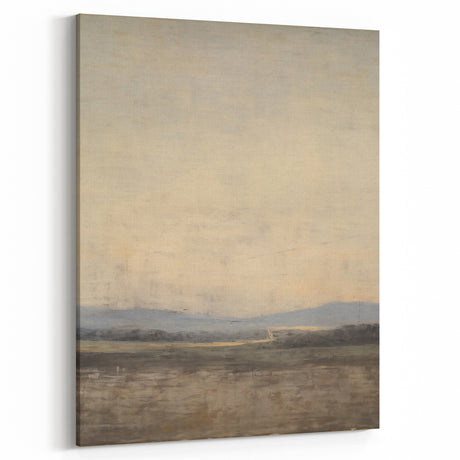 Vintage Minimalist Landscape Art – Classic Horizon Wall Print