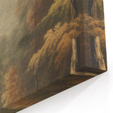 Vintage Autumn Forest Art – Classic Mountain Landscape Print