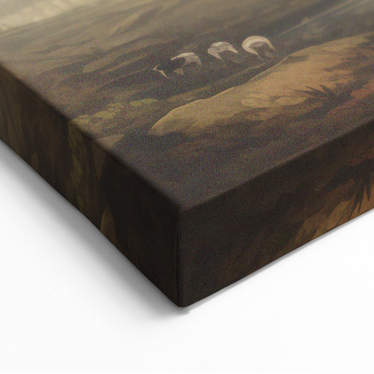 Vintage Autumn Forest Art – Classic Mountain Landscape Print